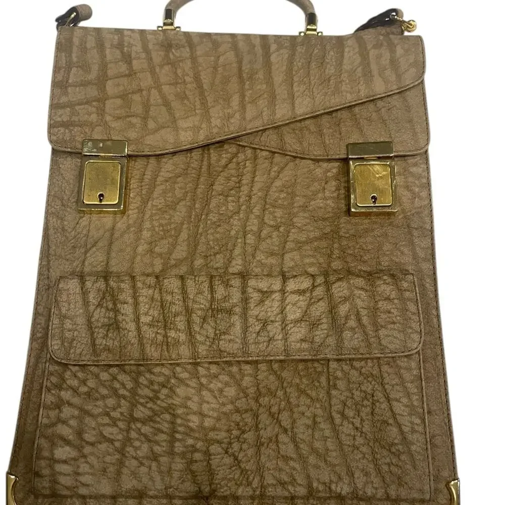Lorenzi Genuine Buffalo Messenger/Shoulder Unisex Hand Bag